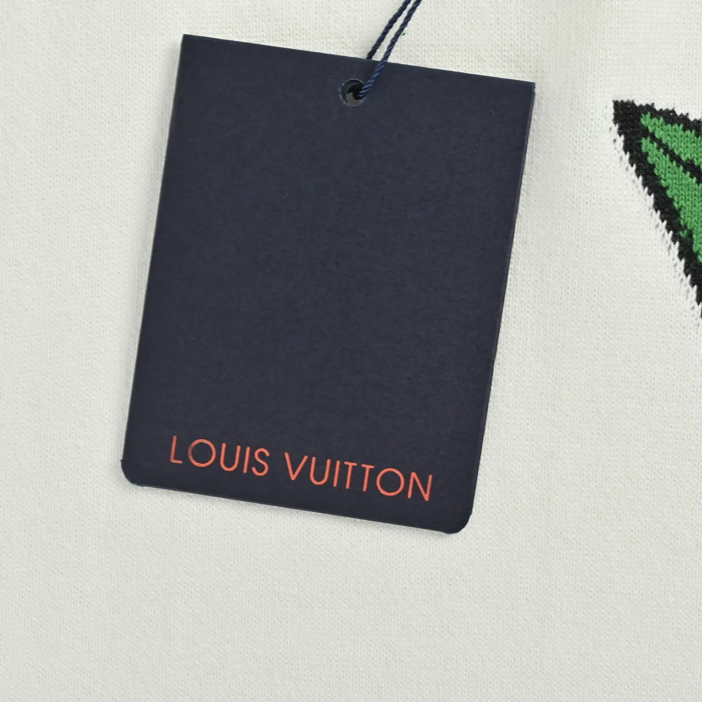 Louis Vuitton/Louis Vuitton cartoon paper airplane jacquard knitted short sleeves